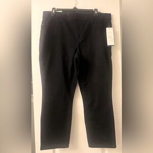 New Directions pull-on pants, NWT, black, 12
